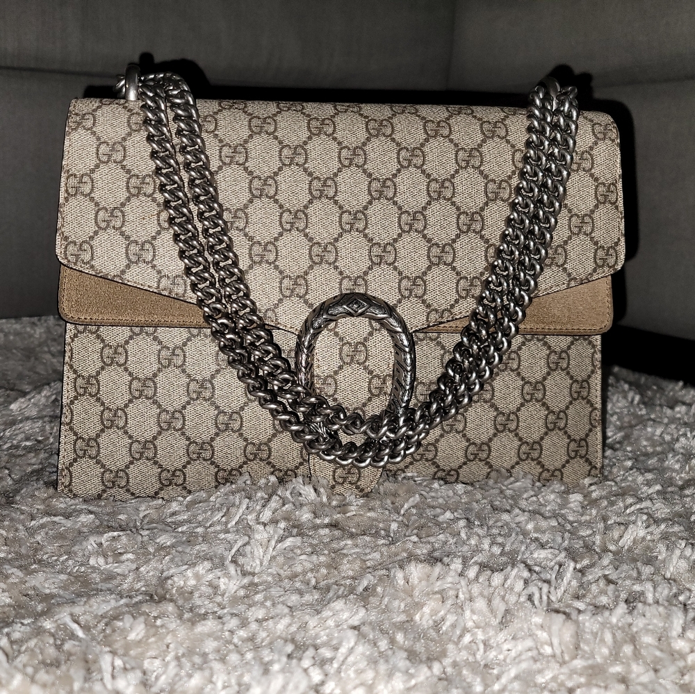 Authentic Gucci Dionysus medium GG shoulder bag
